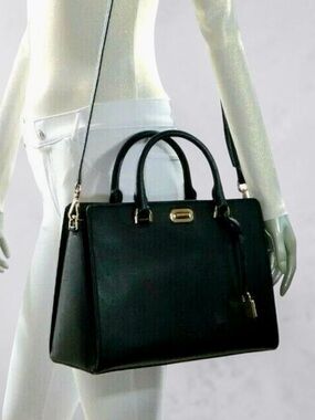 Michael Kors SYLVIE Large Leather Tote Satchel Shoulder Bag